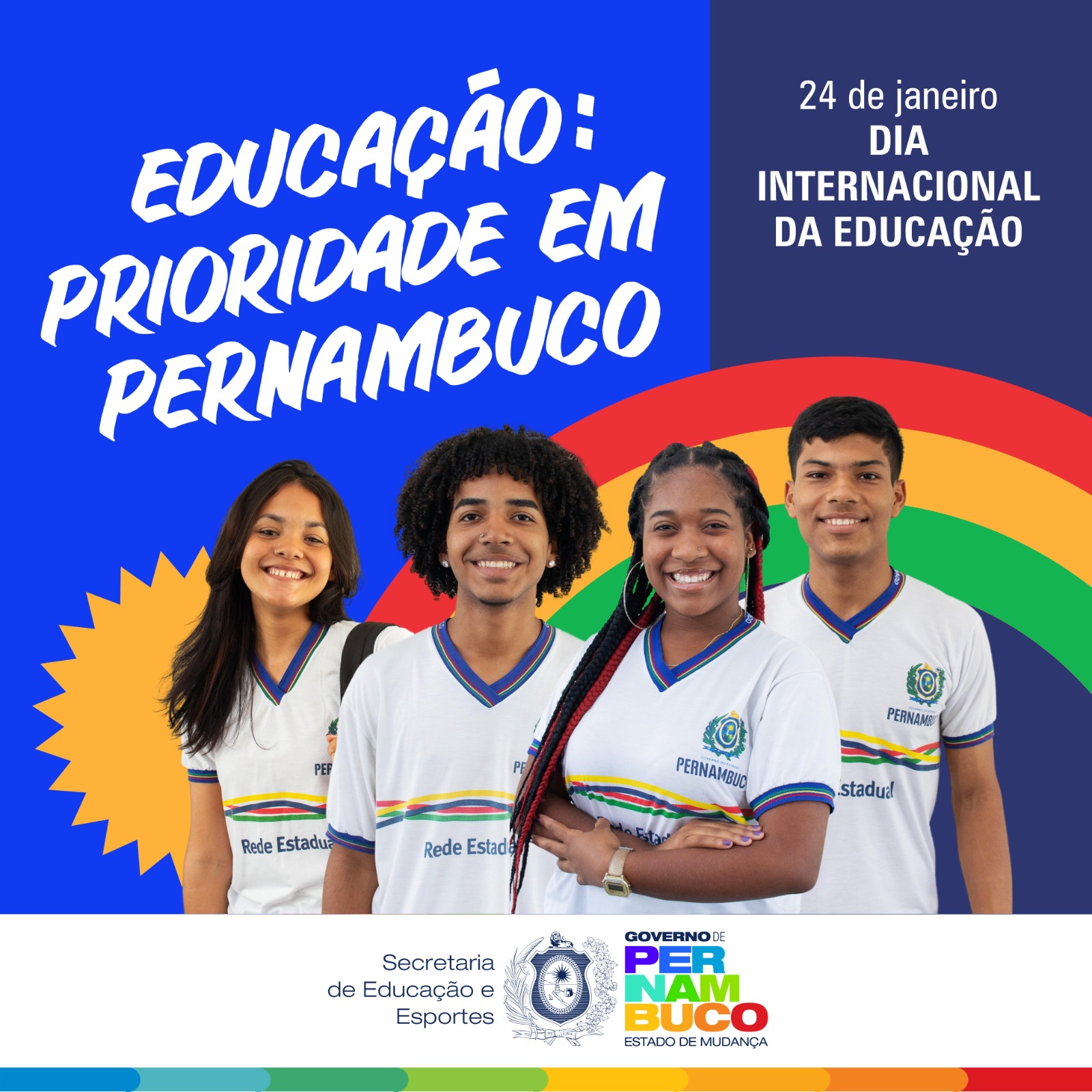 Secretaria de Educação comemora o dia internacional da Educação